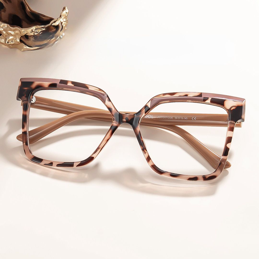Eboney Tortoise Quadratisch Brille1