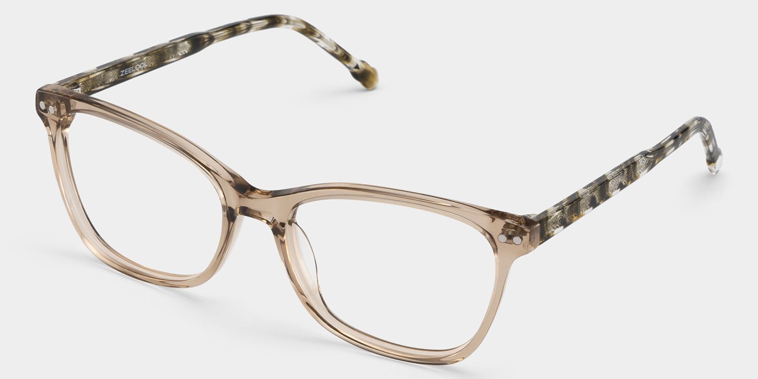 Marigold Braun Rechteckig Brille2