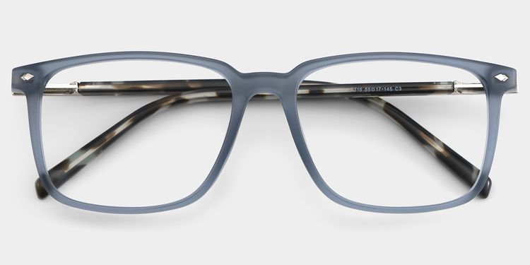 Tobias Blau Rechteckig Brille