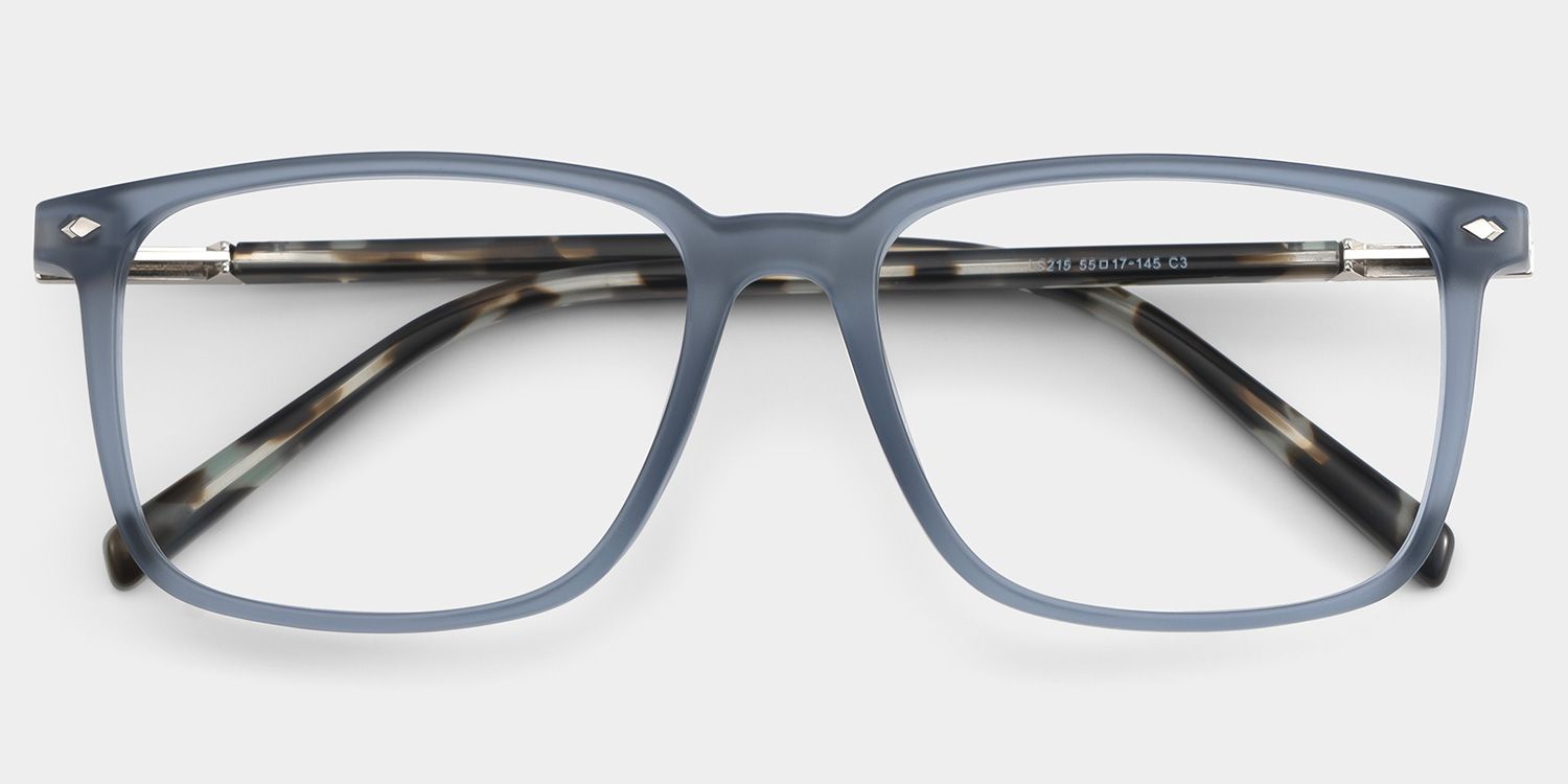 Tobias Blau Rechteckig Brille3