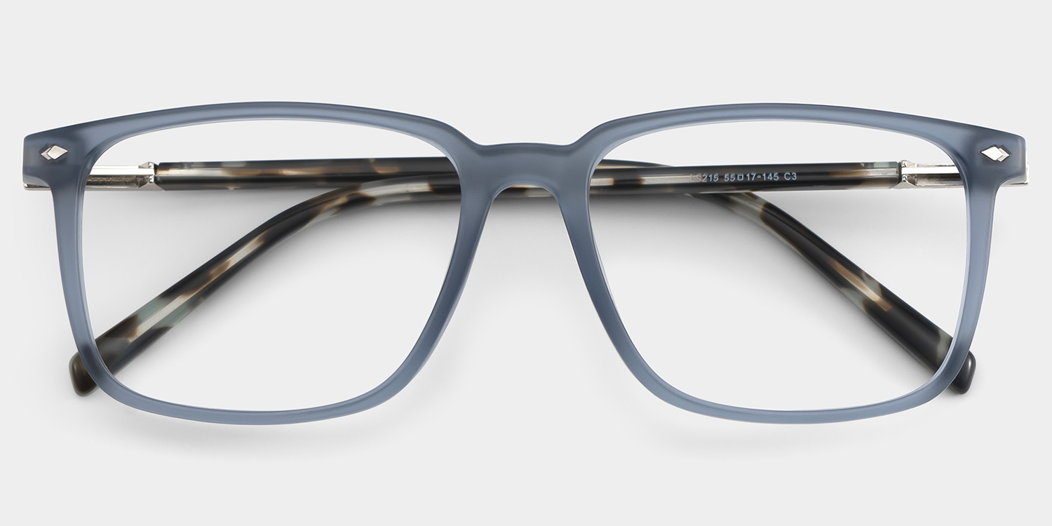 Tobias Blau Rechteckig Brille3