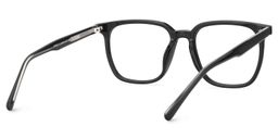 Eliza Schwarz Quadratisch Brille4