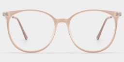 Babbage Hellbraun Rund Brille0