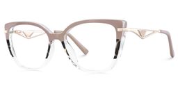 Margret Khaki-Tortoise Cateye Brille3