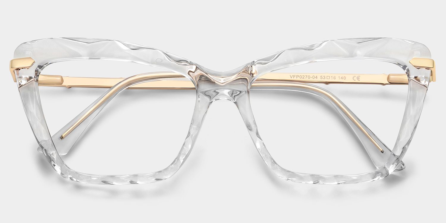 Juliet Klar Cat Eye Brille1