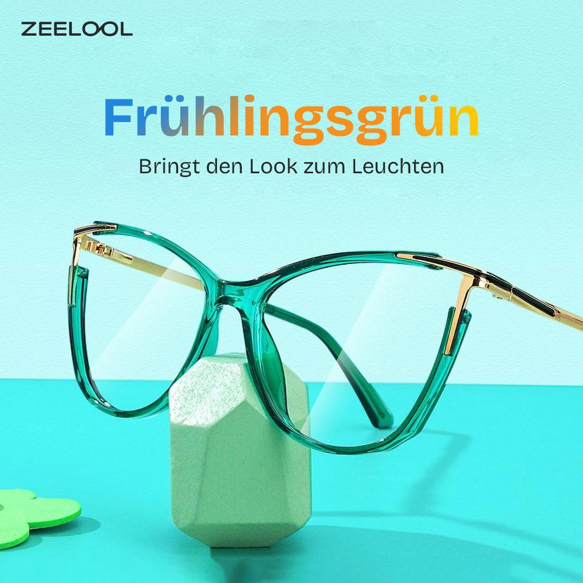 Pace Grün Cateye Brille