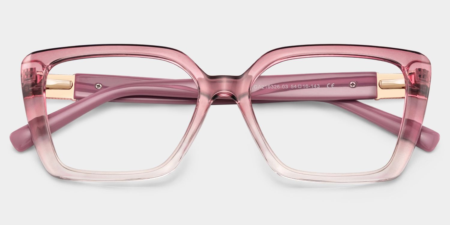 Emery Rosa Quadratisch Brille3