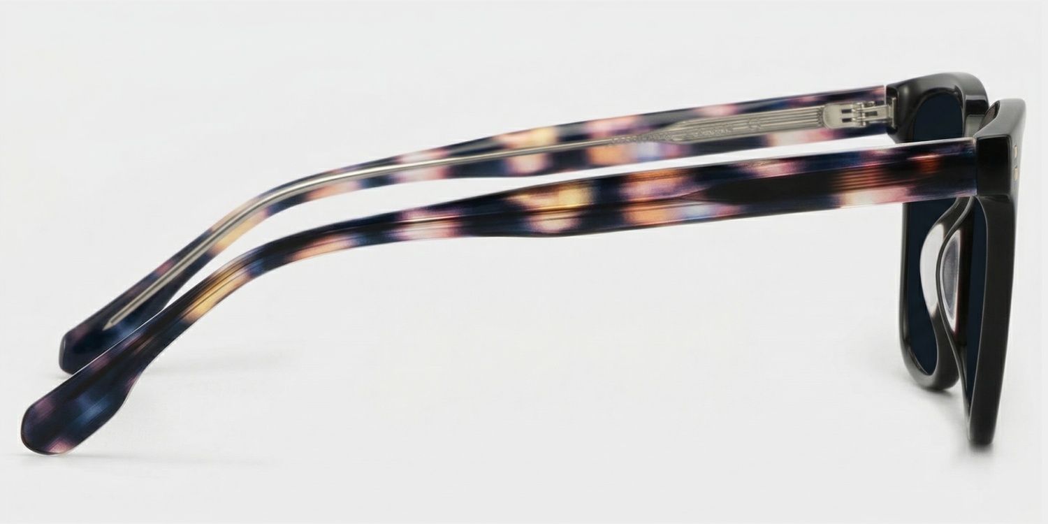 Donnalyn Tr90 Schwarz Square Sonnenbrille | ZEELOOL3