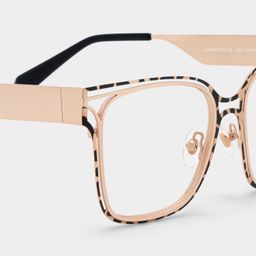 Dacarine Tortoise Quadratisch Brille5