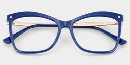 Isaebella Blau Schmetterling Brille1