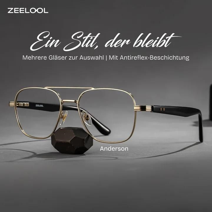 Anderson Gold Pilot Brille0