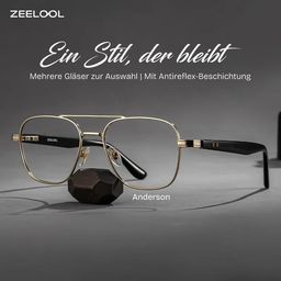 Anderson Gold Pilot Brille0