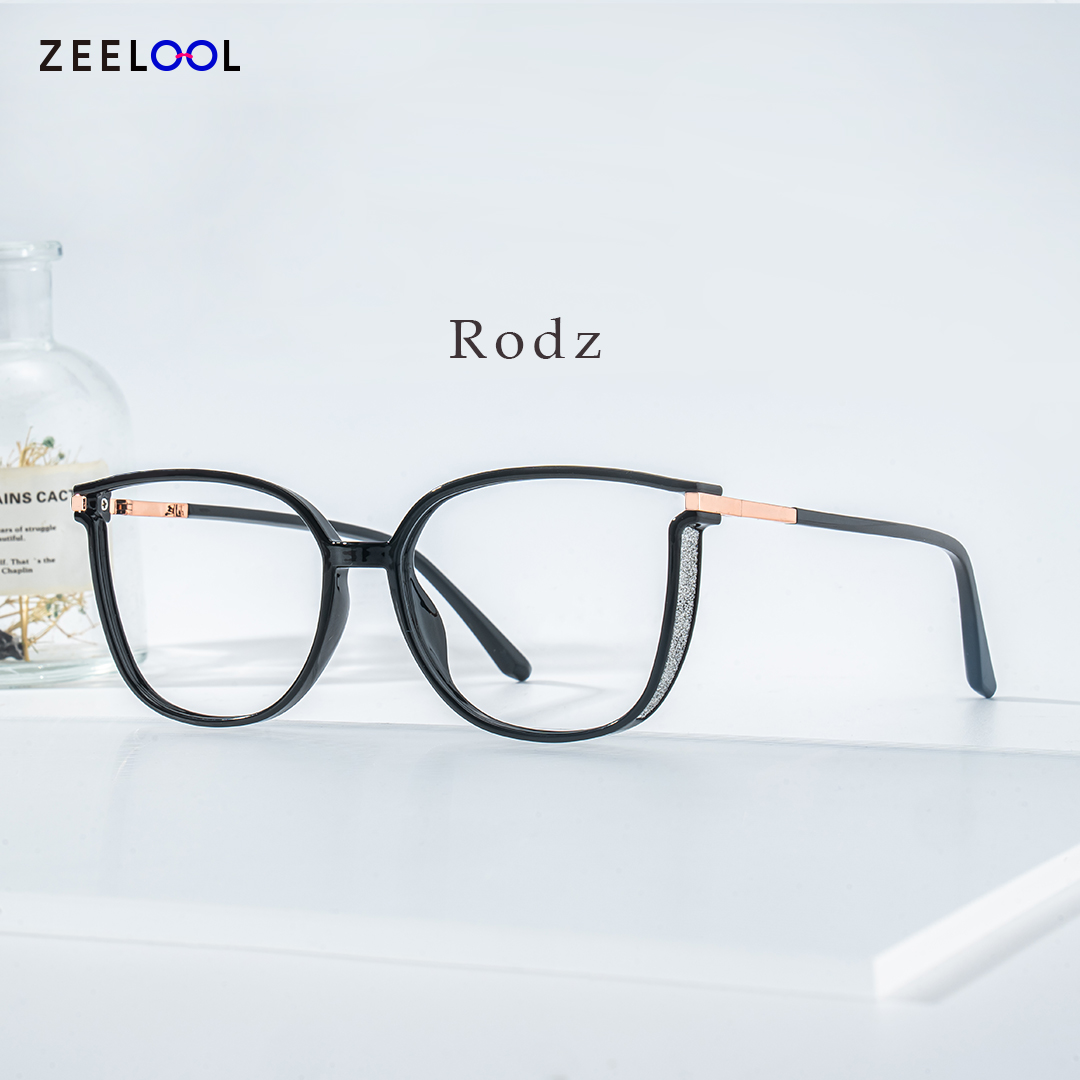 Walden Schwarz Cateye Brille2