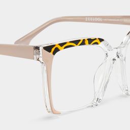 Misty Rosa Quadratisch Brille5