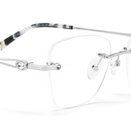 Seth Silber Rechteckig Brille4