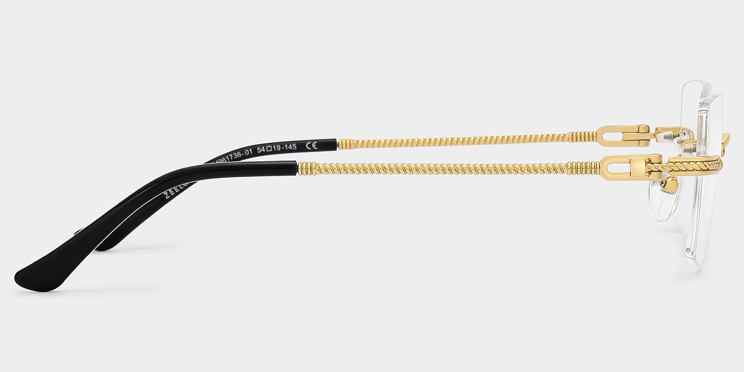 Peavy Gold Rechteckig Brille3