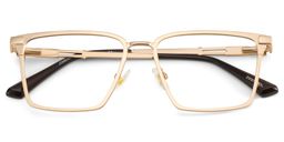 Finn Gold Rechteckig Brille3