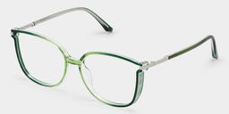 Walden Hellgrün Cateye Brille2