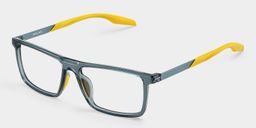Active Blau-Gelb Rechteckig Brille2