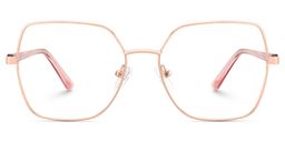 Billie Rosa-Gold Geometrisch Brille3