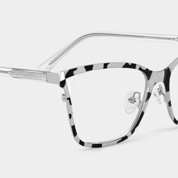 Elise Tortoise Rechteckig Brille6