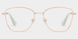 Skyler Rosa-Gold Schmetterling Brille1