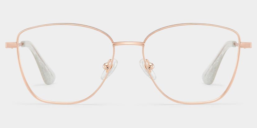 Skyler Rosa-Gold Schmetterling Brille