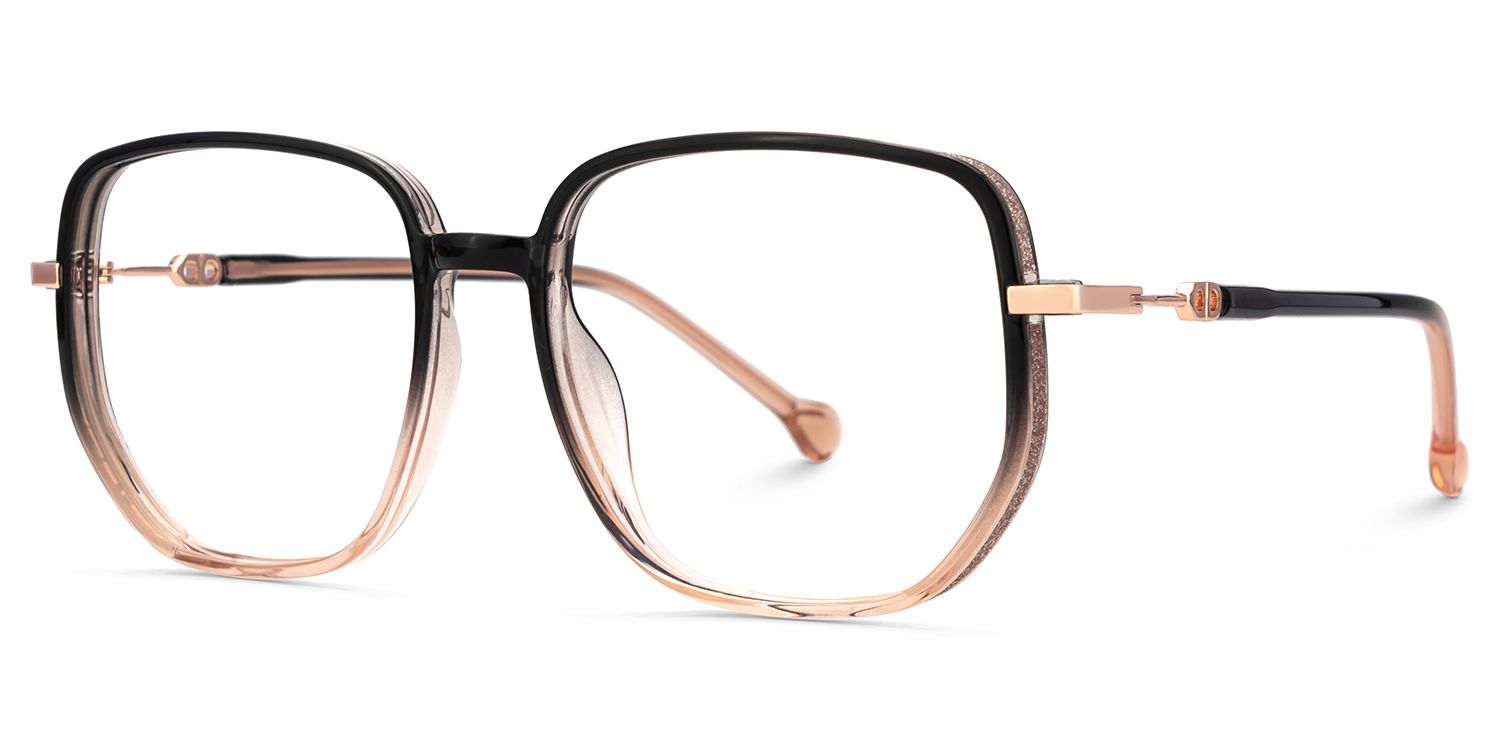 Joana Schwarz-Beige Geometrisch Brille4