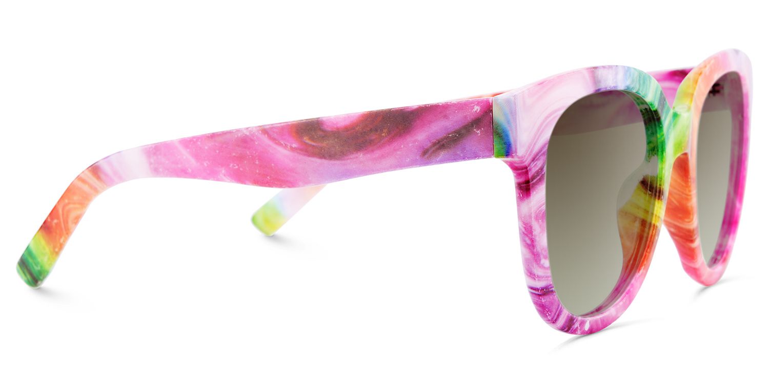Harrell Square Style in Bunt Sonnenbrille | ZEELOOL3