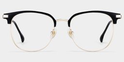 Portia Schwarz Browline Brille0