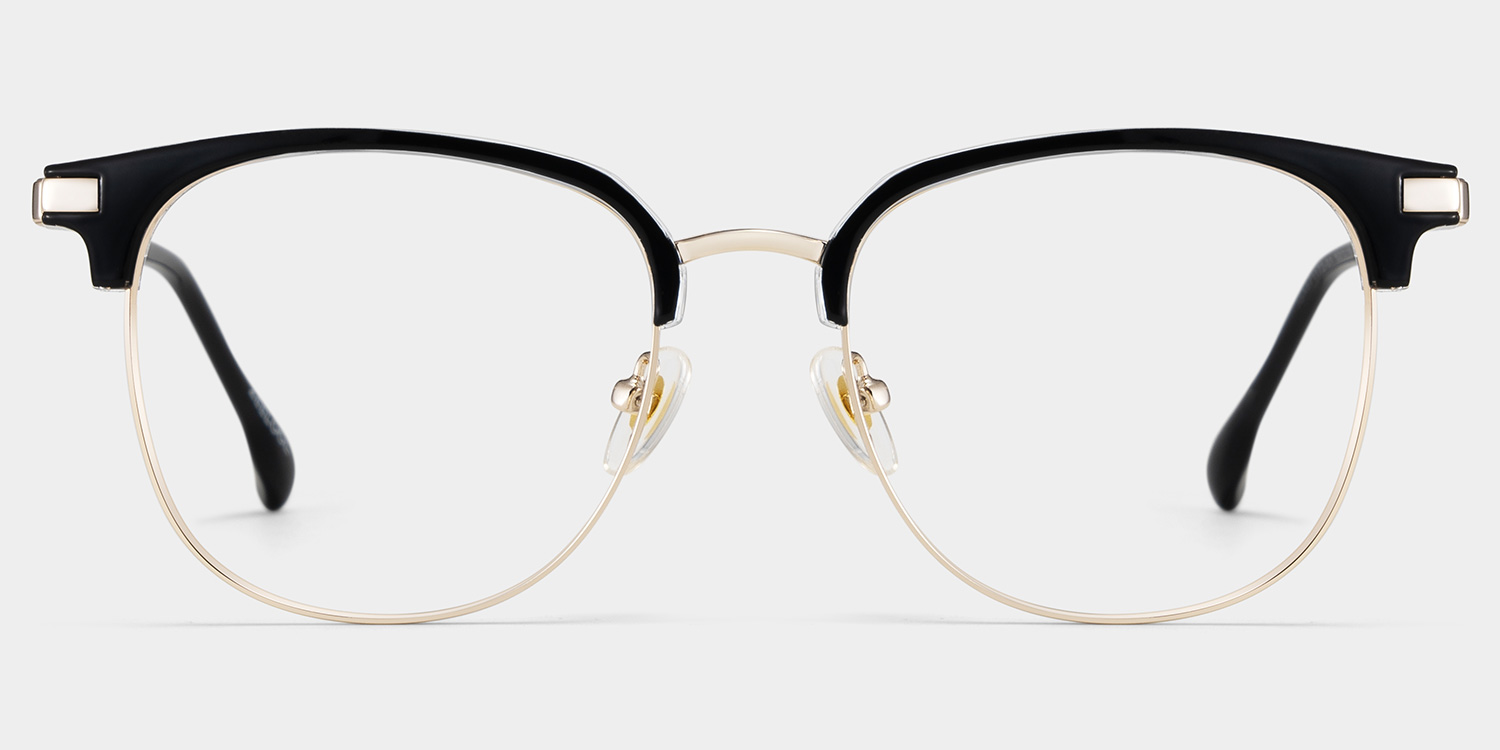 Portia Schwarz Browline Brille gutes Bild