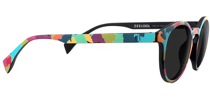 Minne Round Bunt Sonnenbrille mit Sehstärke | ZEELOOL2