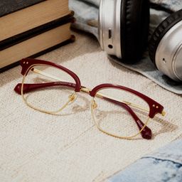 Nathan Rot Browline Brille2
