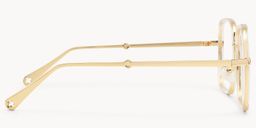 Jace klar Gold quadratische Brille2