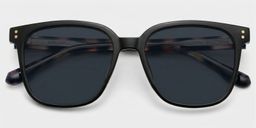 Donnalyn Schwarz Quadratisch Brille1