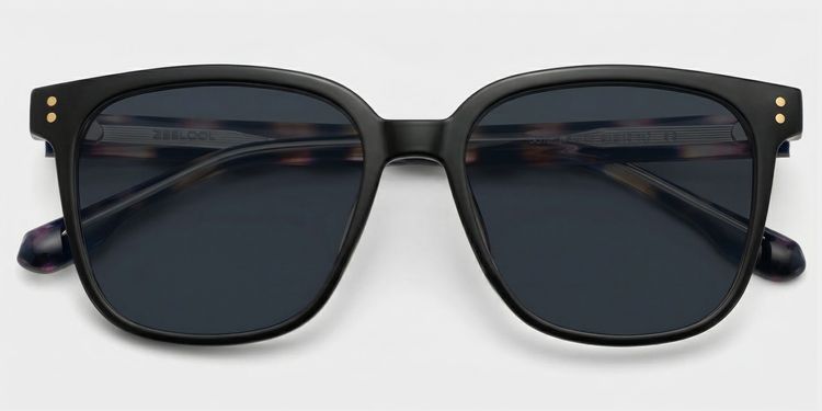 Donnalyn Schwarz Quadratisch Sonnenbrille