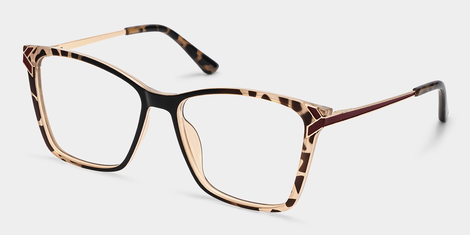 Tricee Tortoise Quadratisch Brille2
