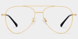 Paige Gold Pilot Brille0