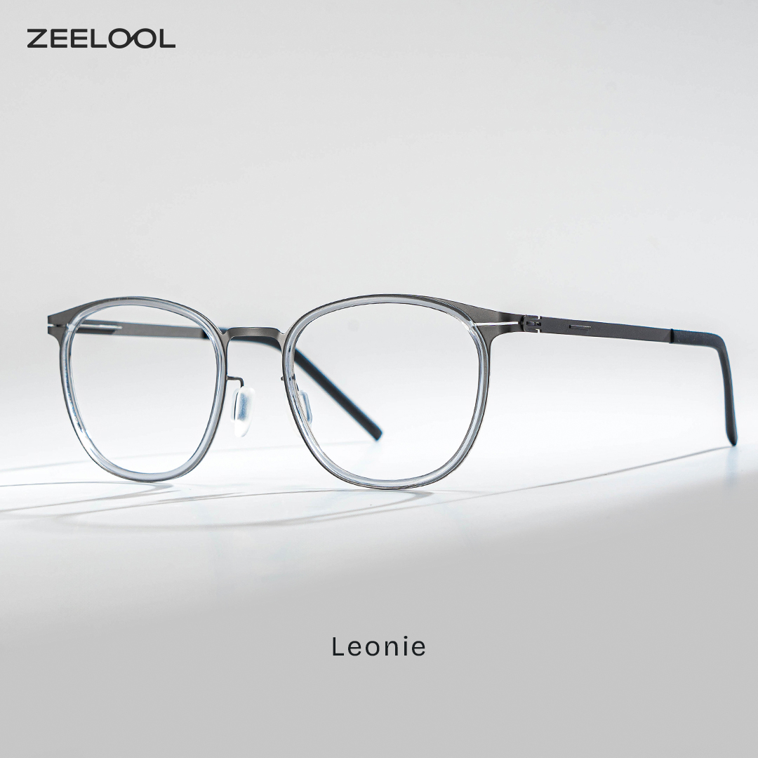 Leonie Grau Rund Brille1