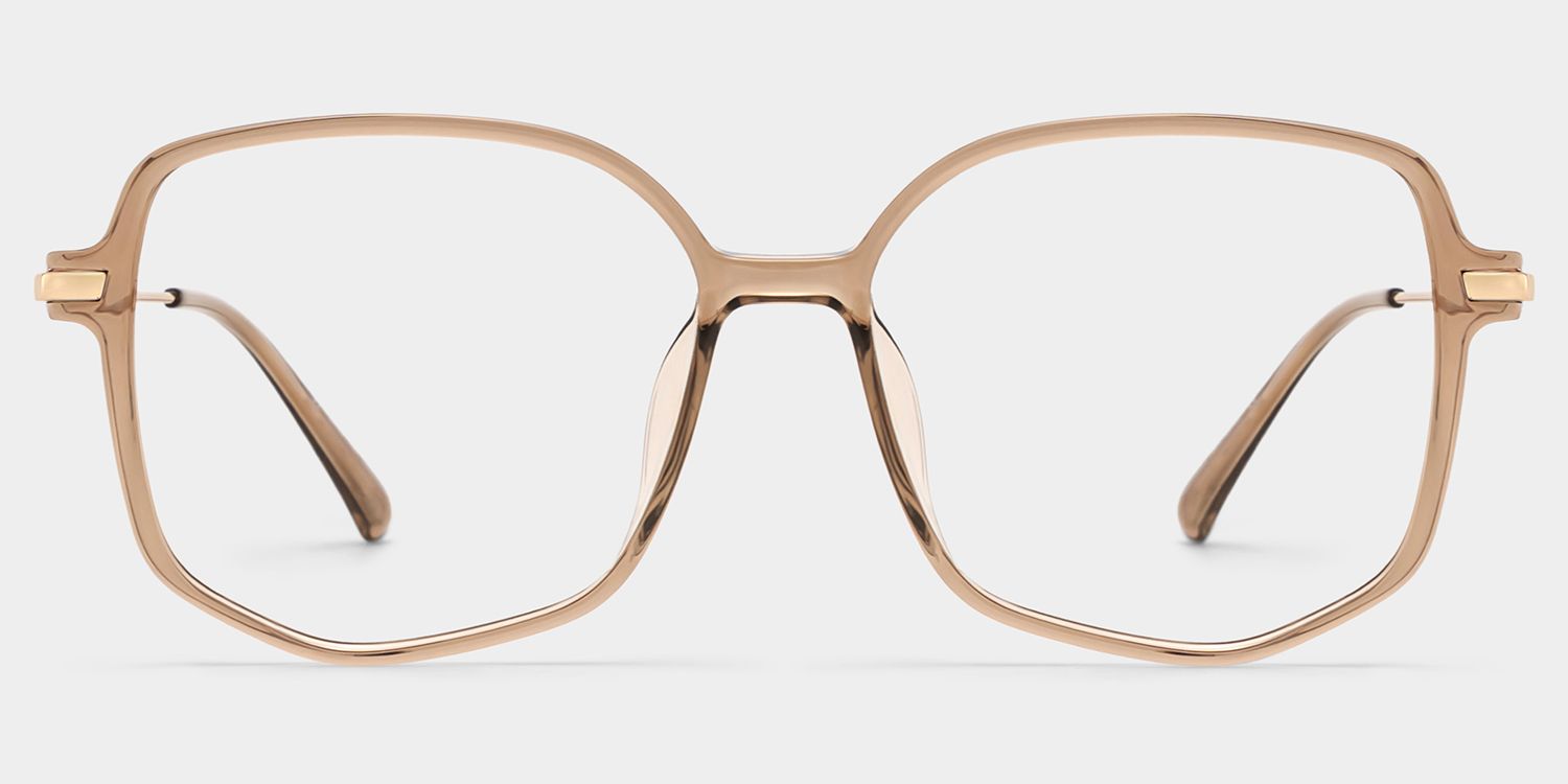 Payton Beige Geometrisch Brille0
