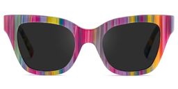 Nereyda Skittles Bunt Cateye Bonbon Brille0