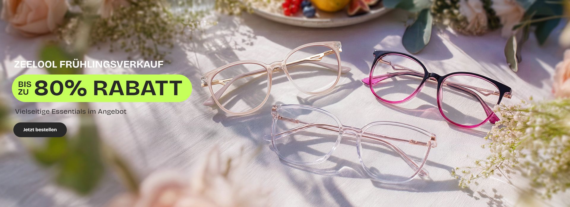 Zeelool optical eyeglasses online store TopBanner0