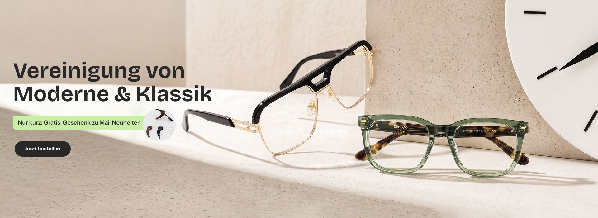 Zeelool optical eyeglasses online store TopBanner2