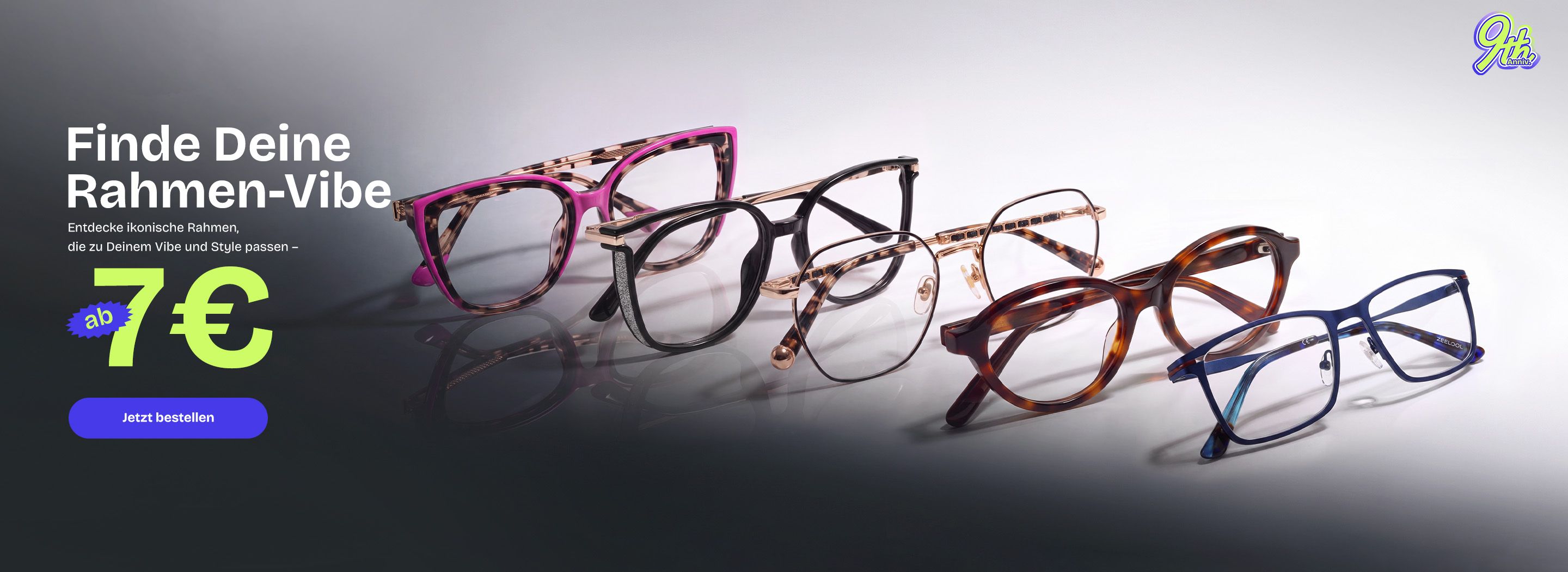 Zeelool optical eyeglasses online store TopBanner1
