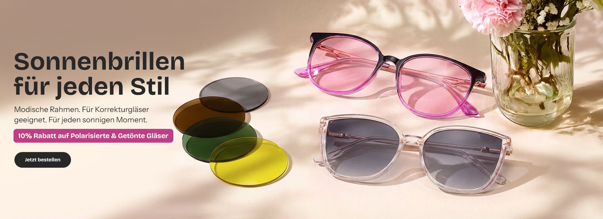 Zeelool optical eyeglasses online store TopBanner2