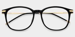 Greene Schwarz Quadratisch Brille3