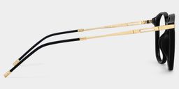 Greene Schwarz Quadratisch Brille5