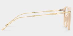 Greene Beige Quadratisch Brille5