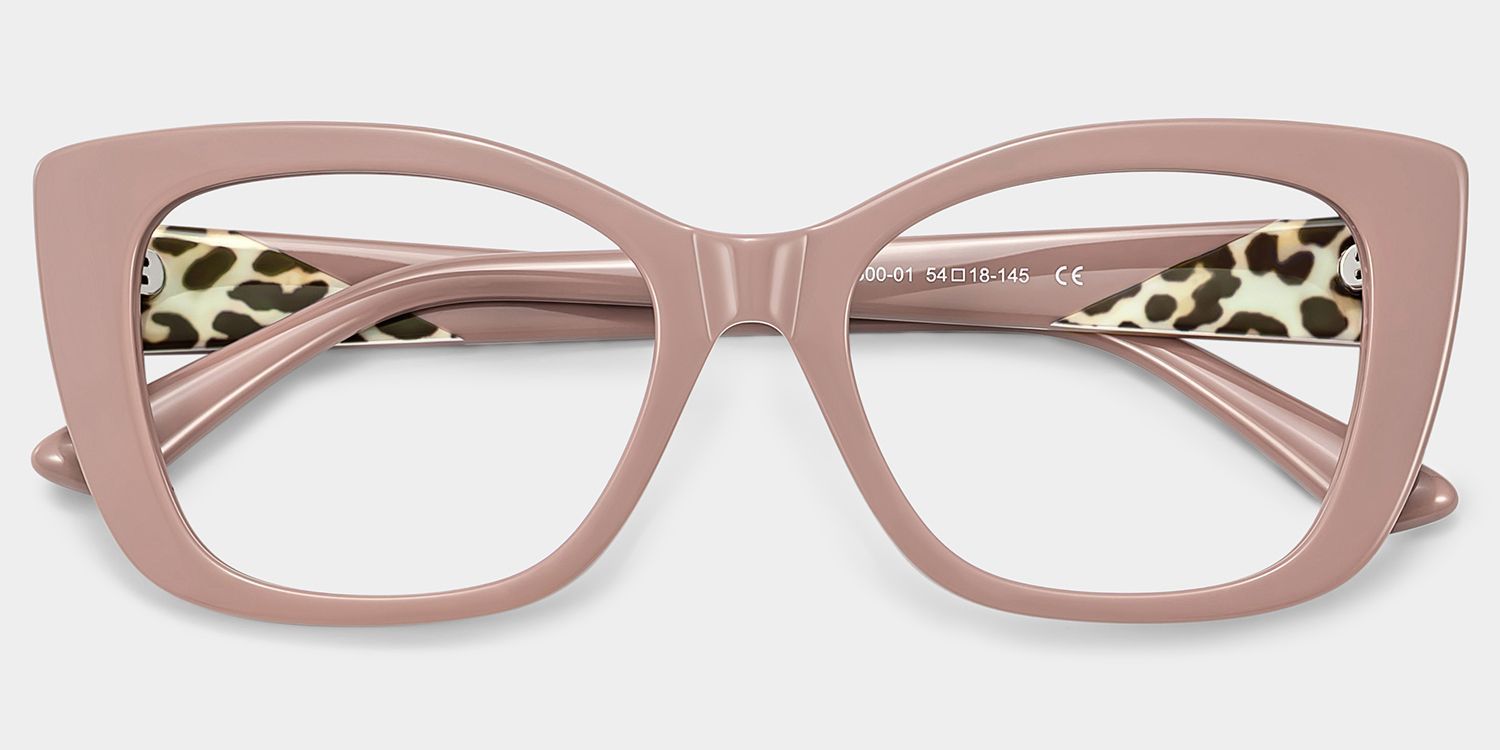 Lillian beige Cat-Eye-Brille | ZEELOOL1
