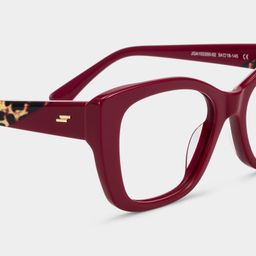 Lillian Rot Cateye Brille7